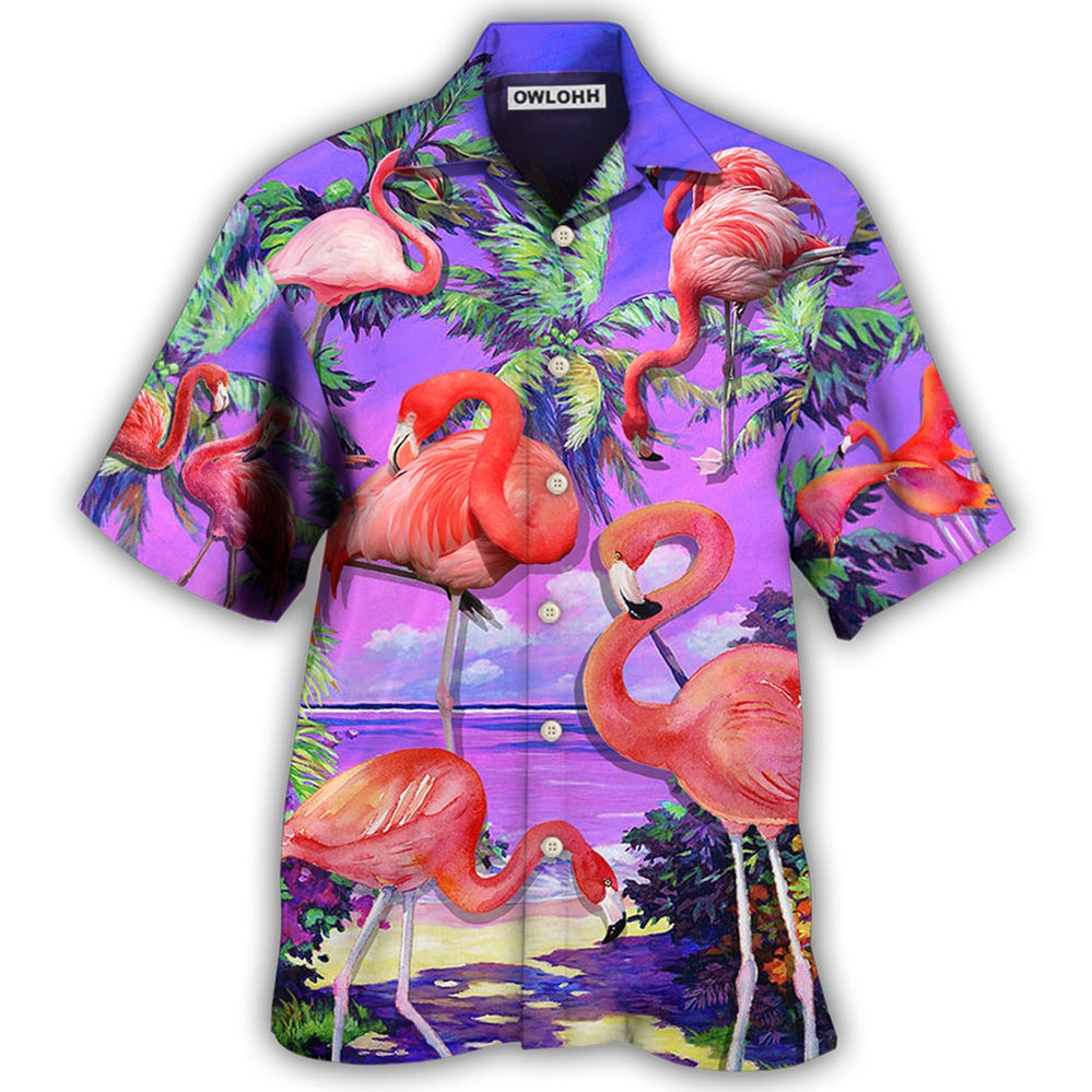 Hawaiian Shirt / Adults / S Flamingo Sweet Paradise Style - Hawaiian Shirt 