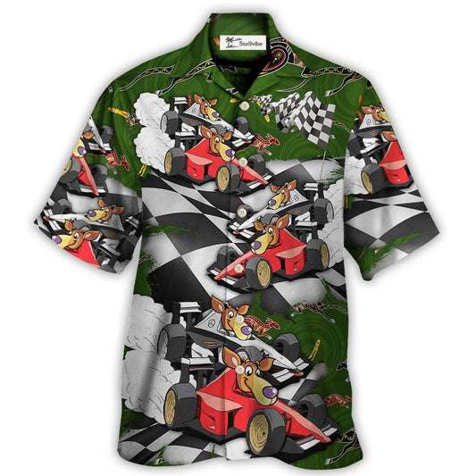 Kangraroo Racing Formula One Car Racing Australian Vibe - Hawaiian Shirt 