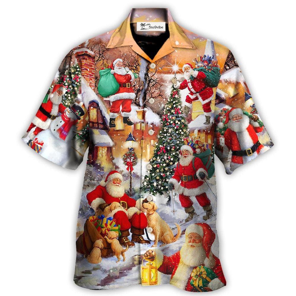 Hawaiian Shirt / Adults / S Christmas Santa Claus Story In The Town Gift For Xmas - Hawaiian Shirt 