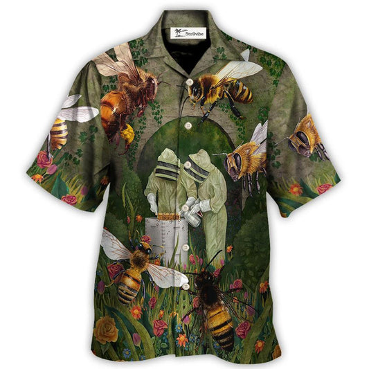 Hawaiian Shirt / Adults / S Bee Alert Beekeeper Vintage Style - Hawaiian Shirt 