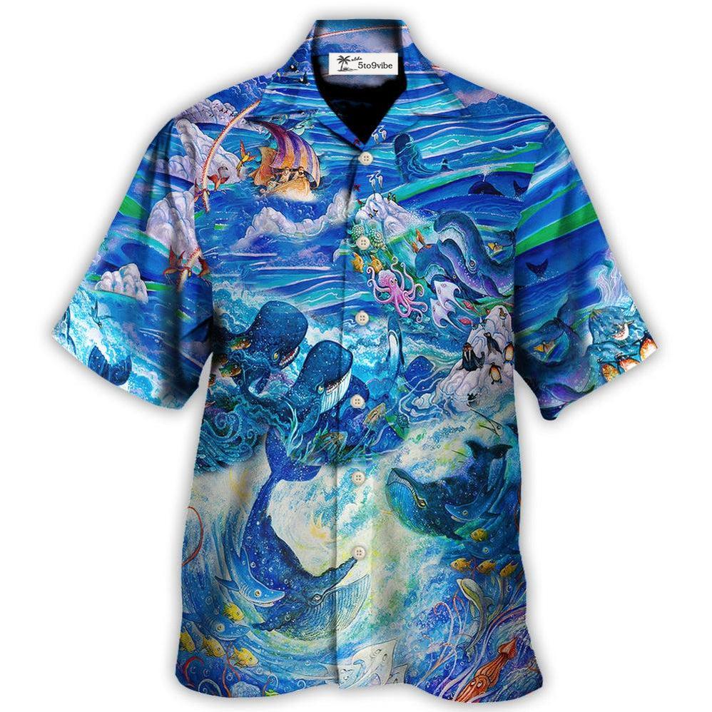 Hawaiian Shirt / Adults / S Shark Enjoy Amazing Adventure - Hawaiian Shirt 