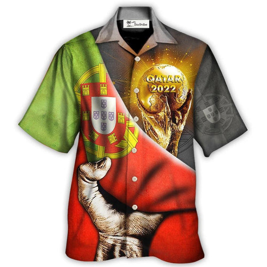 Hawaiian Shirt / Adults / S World Cup Qatar 2022 Portugal Will Be The Champion - Hawaiian Shirt 