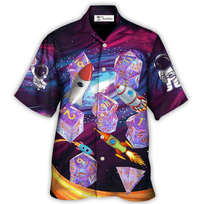 Hawaiian Shirt / Adults / S D20 Galaxy Where Are Space Ship Going - Hawaiian Shirt 
