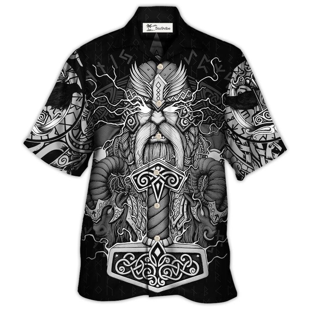 Viking Warrior Thor God Of Thunder - Hawaiian Shirt 
