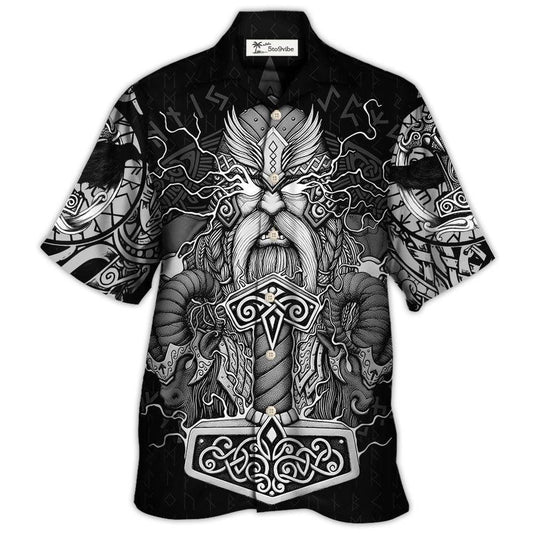Viking Warrior Thor God Of Thunder - Hawaiian Shirt 
