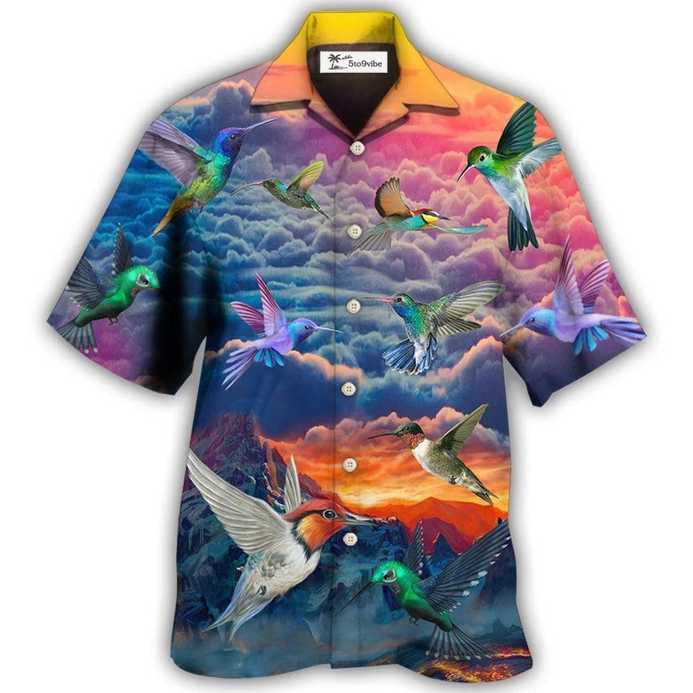 Hawaiian Shirt / Adults / S Hummingbird Amazing In The Dream Sky - Hawaiian Shirt 