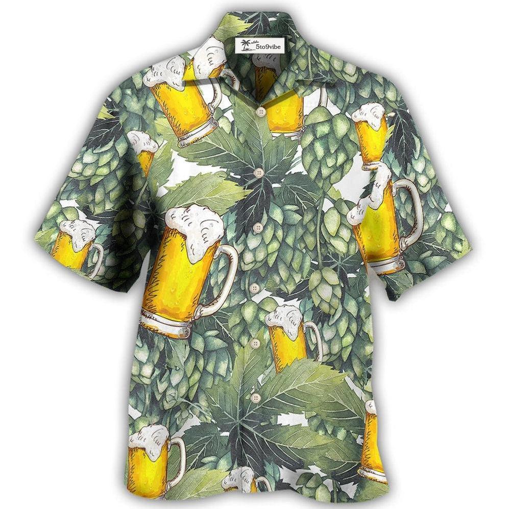 Hawaiian Shirt / Adults / S Beer Craft Beer And Hops - Hawaiian Shirt 