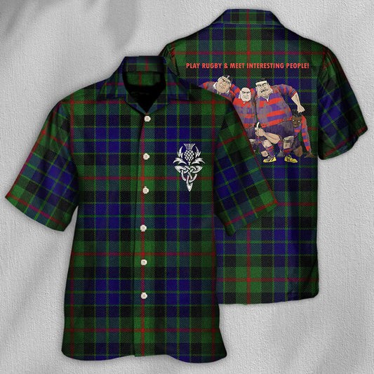 Tartan Love You Style - Unisex Hawaiian Shirt For Men and Women