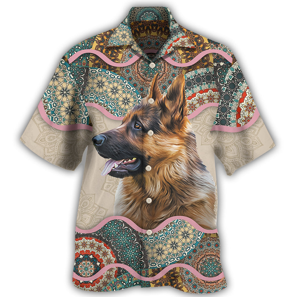 4 / Adults / S German Shepherd My Cool Dog Various Style - Hawaiian Shirt 