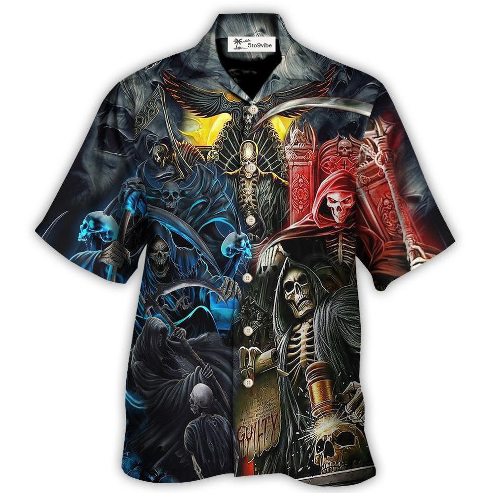 Skull Judgment Of Death Area - Hawaiian Shirt 