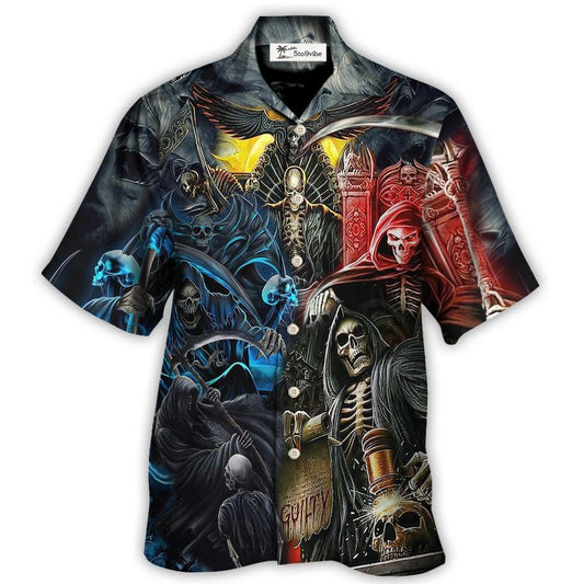 Skull Judgment Of Death Area - Hawaiian Shirt 