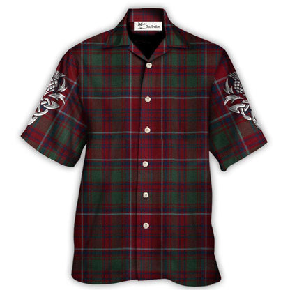 Scottish Tartan Love Style - Hawaiian Shirt 