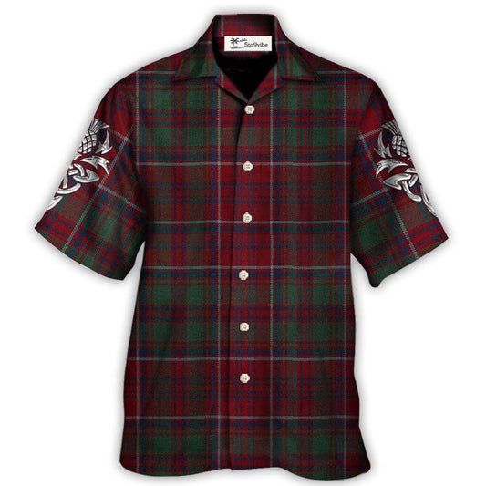 Scottish Tartan Love Style - Hawaiian Shirt 
