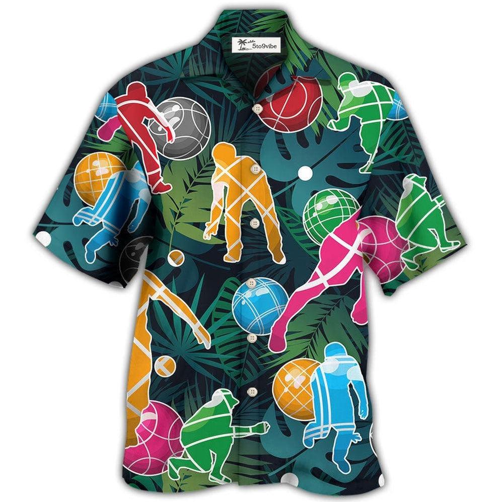 Hawaiian Shirt / Adults / S Bocce Ball Tropical Colorful Ball Games - Hawaiian Shirt 