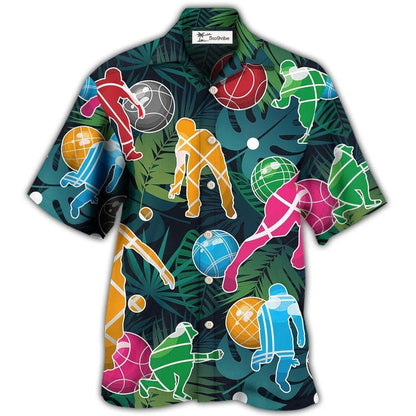 Hawaiian Shirt / Adults / S Bocce Ball Tropical Colorful Ball Games - Hawaiian Shirt 