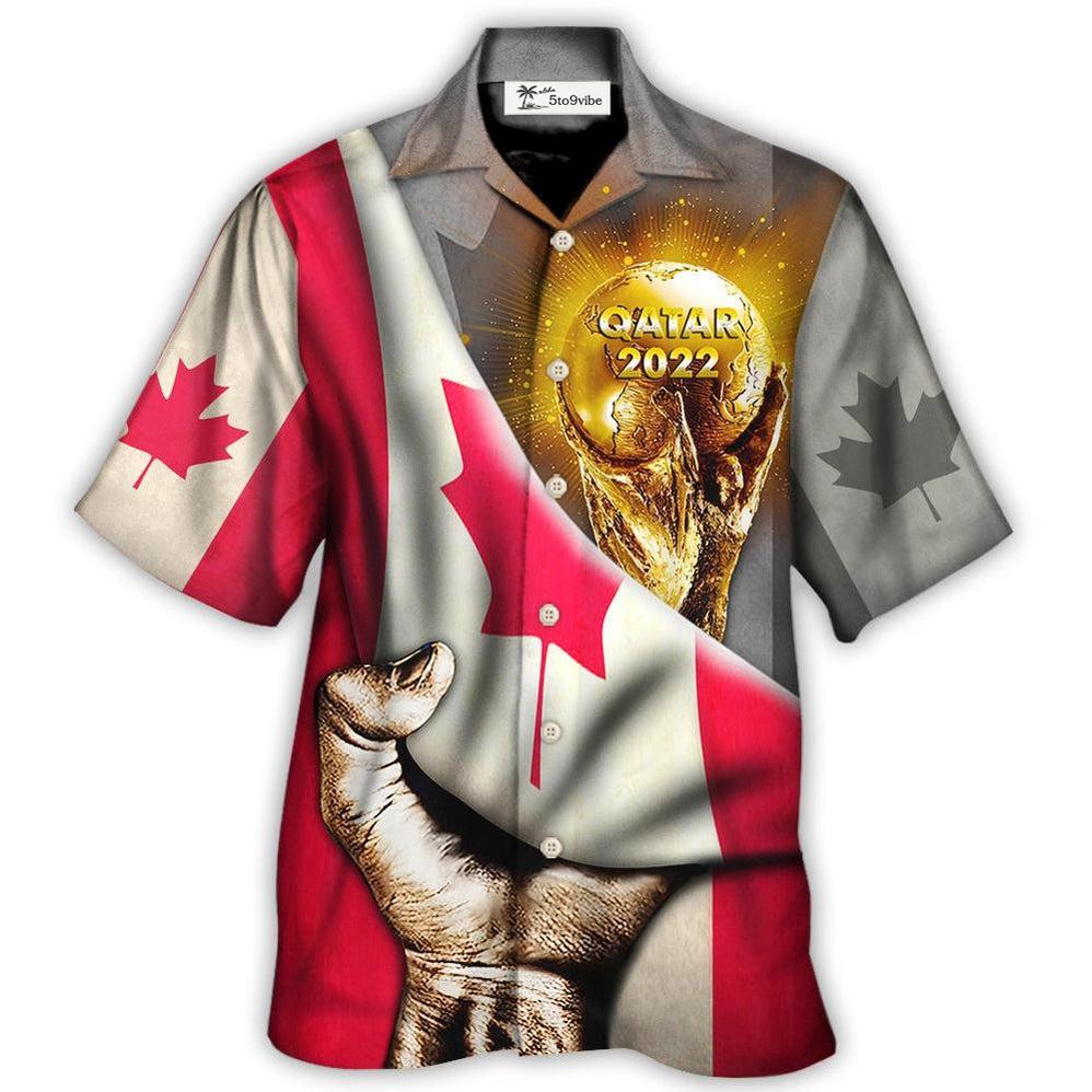 Hawaiian Shirt / Adults / S World Cup Qatar 2022 Canada Will Be The Champion - Hawaiian Shirt 