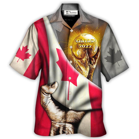 Hawaiian Shirt / Adults / S World Cup Qatar 2022 Canada Will Be The Champion - Hawaiian Shirt 