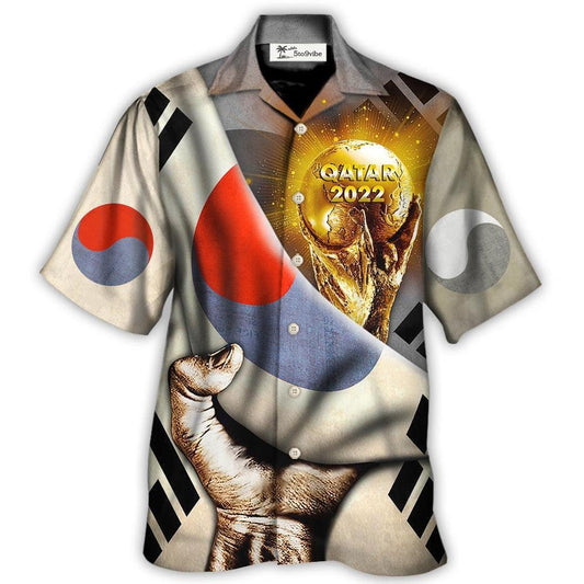 Hawaiian Shirt / Adults / S World Cup Qatar 2022 Korea Will Be The Champion - Hawaiian Shirt 