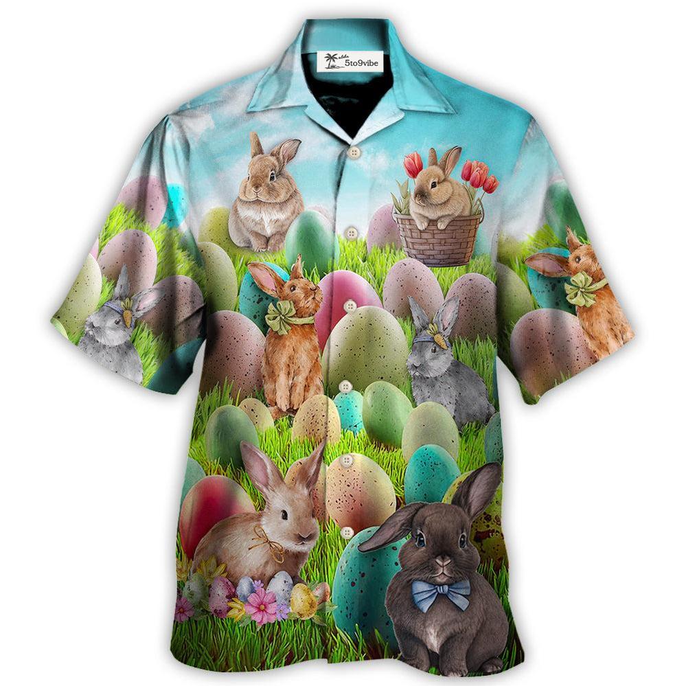 Easter This Is My Easter Shirt Rabbit Funny Happy Easter - Hawaiian Shirt 