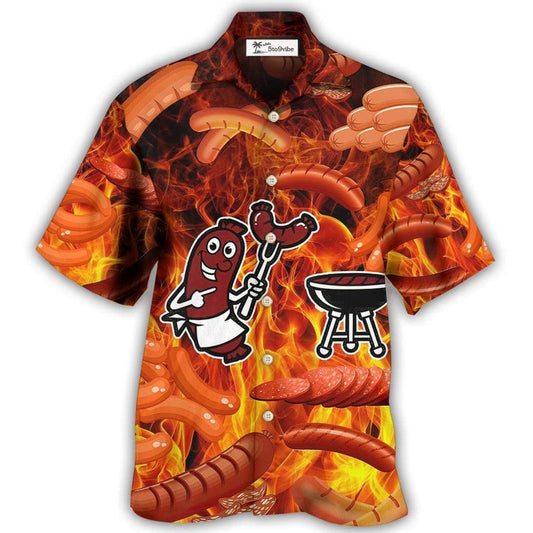 Hawaiian Shirt / Adults / S Food Sausage Once You Put My Meat - Hawaiian Shirt 