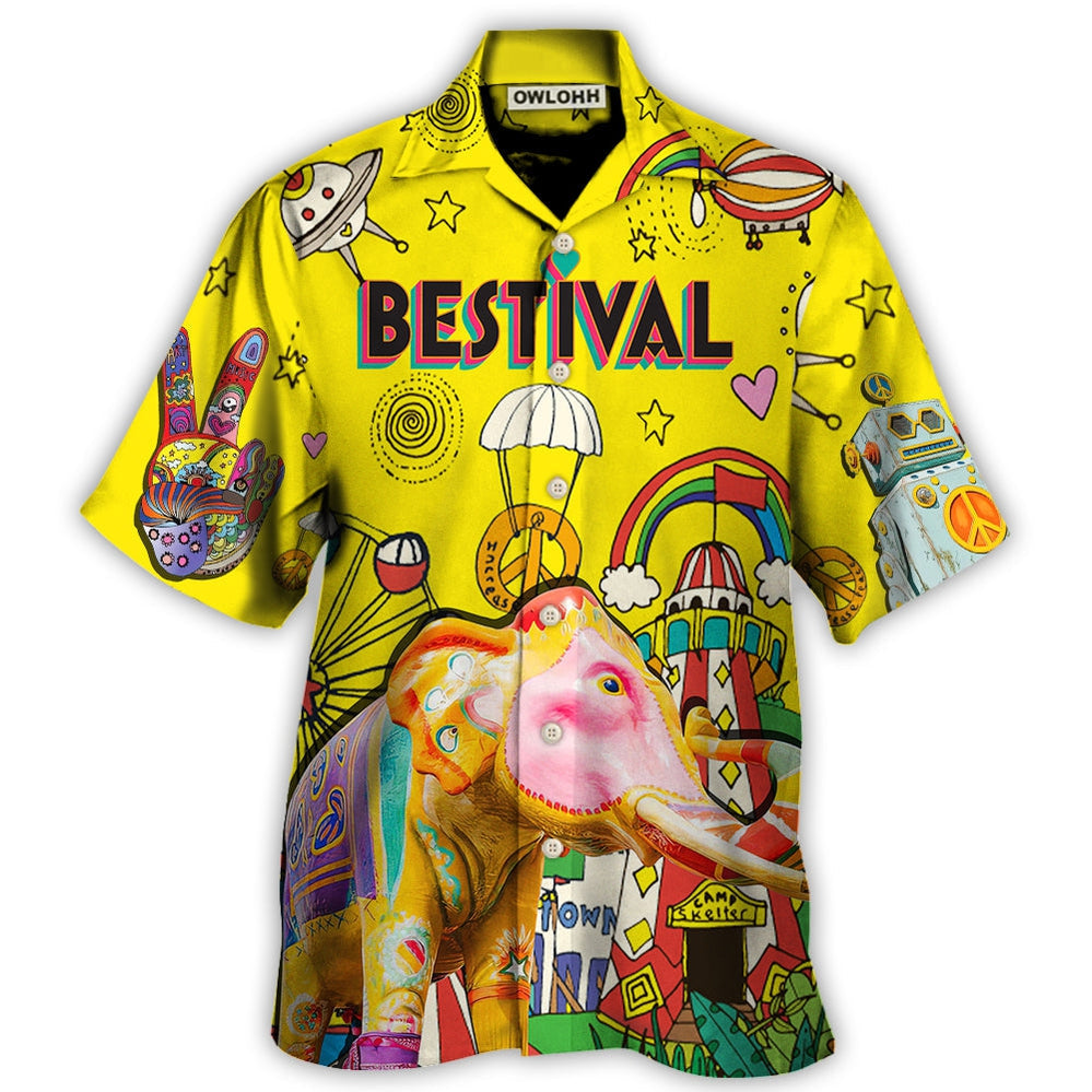 Music Bestival In My Heart Amazing Festival Colorful Style - Hawaiian Shirt 