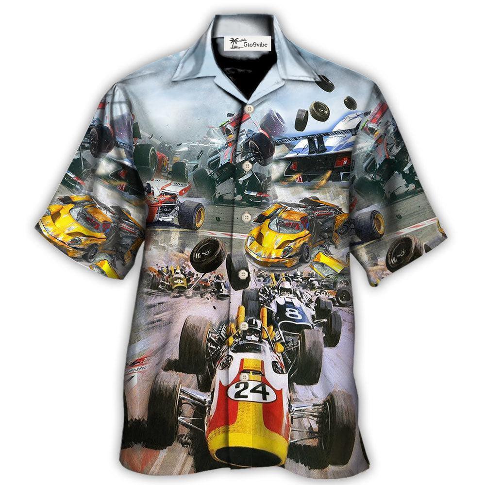Hawaiian Shirt / Adults / S Car Racing Fast Style - Hawaiian Shirt 