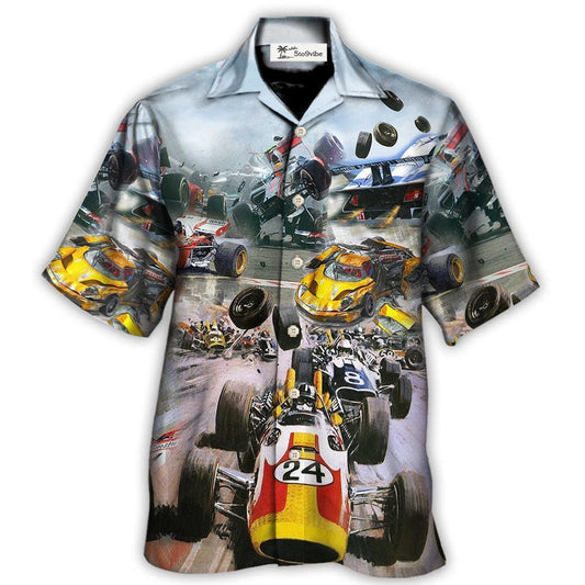 Hawaiian Shirt / Adults / S Car Racing Fast Style - Hawaiian Shirt 