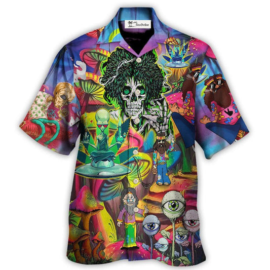 Hawaiian Shirt / Adults / S Hippie Skull Cool Life - Hawaiian Shirt 
