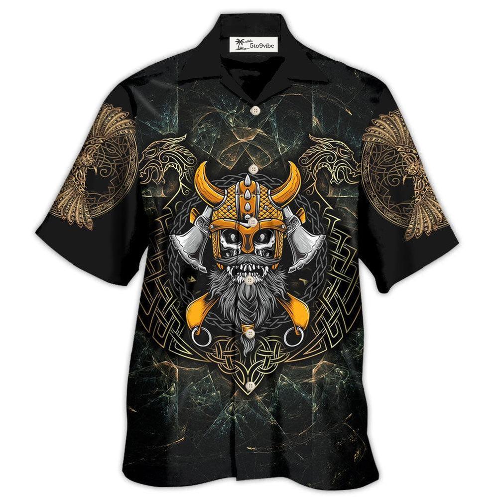 Hawaiian Shirt / Adults / S Viking Skull King Darkness - Hawaiian Shirt 