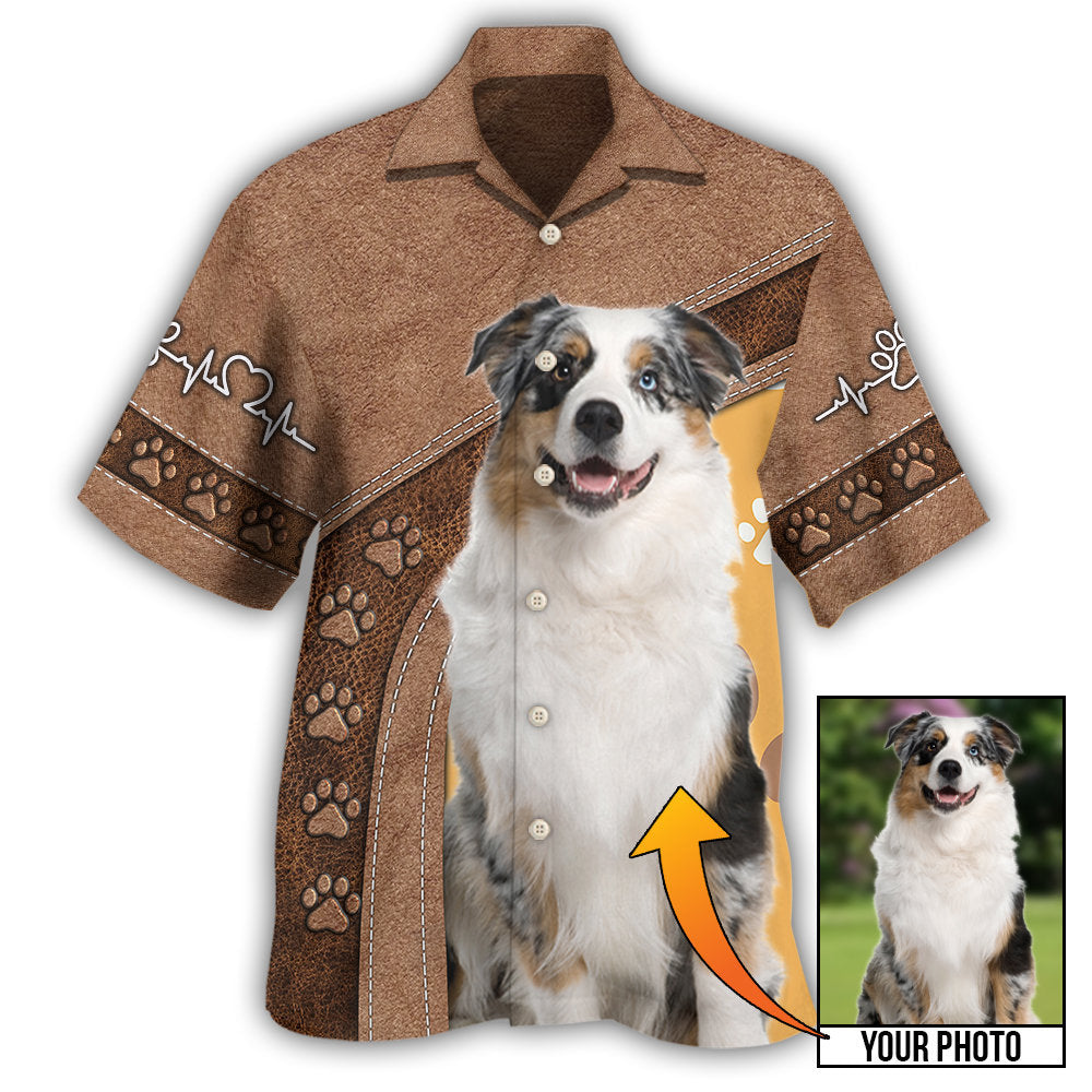 Australian Shepherd / Adults / S Dog My Lovely Dog Custom Photo Personalized - Hawaiian Shirt 