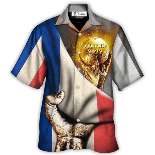 Hawaiian Shirt / Adults / S World Cup Qatar 2022 France Will Be The Champion - Hawaiian Shirt 