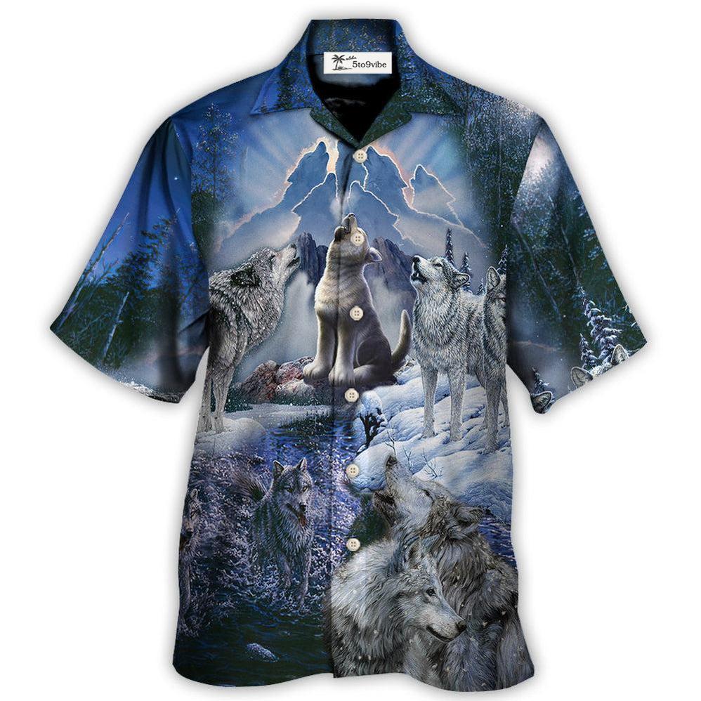 Hawaiian Shirt / Adults / S Wolf Is Not Lonely Just Alone - Hawaiian Shirt 