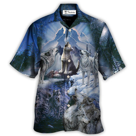 Hawaiian Shirt / Adults / S Wolf Is Not Lonely Just Alone - Hawaiian Shirt 