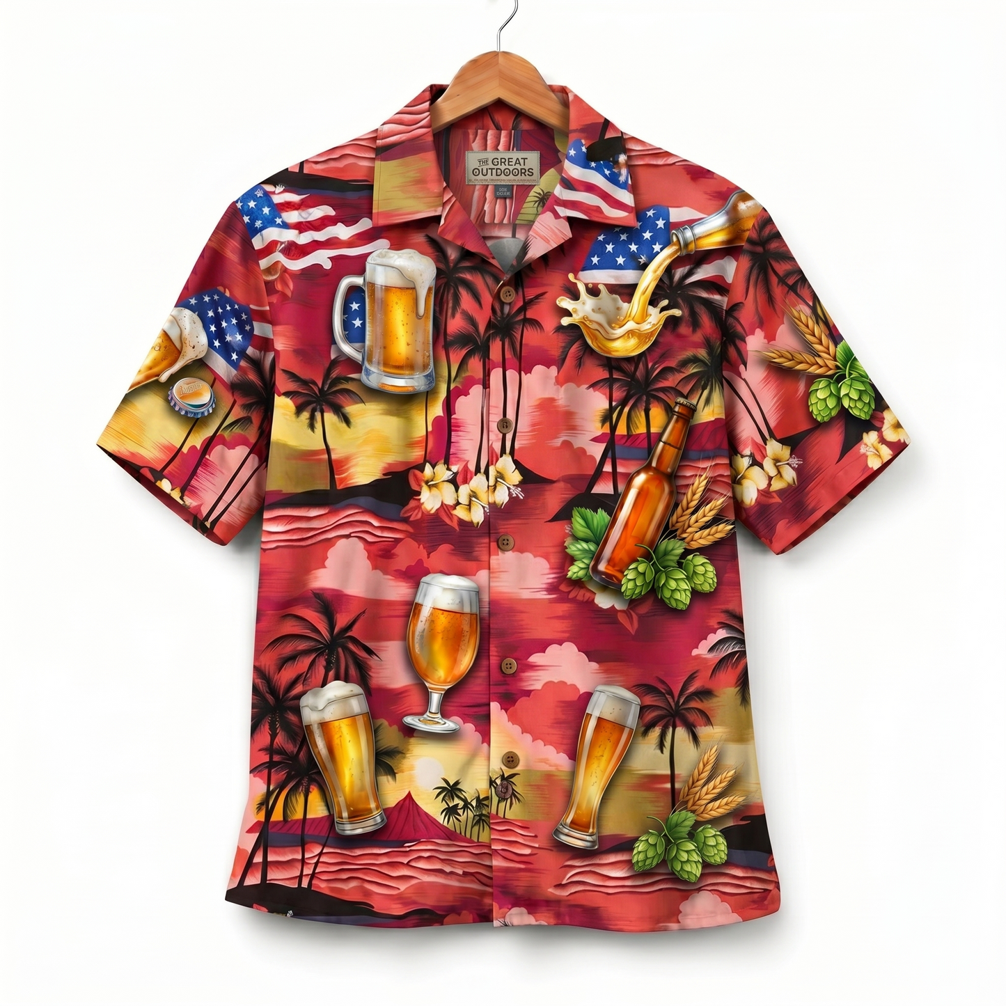 Beer Lover America 4th July 250 Years Anniversary Premium Unisex Hawaiian Shirt For Men and Women