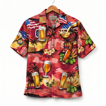 Beer Lover America 4th July 250 Years Anniversary Premium Unisex Hawaiian Shirt For Men and Women