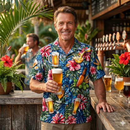 Beer Lover America 4th July 250 Years Anniversary Premium Unisex Hawaiian Shirt For Men and Women