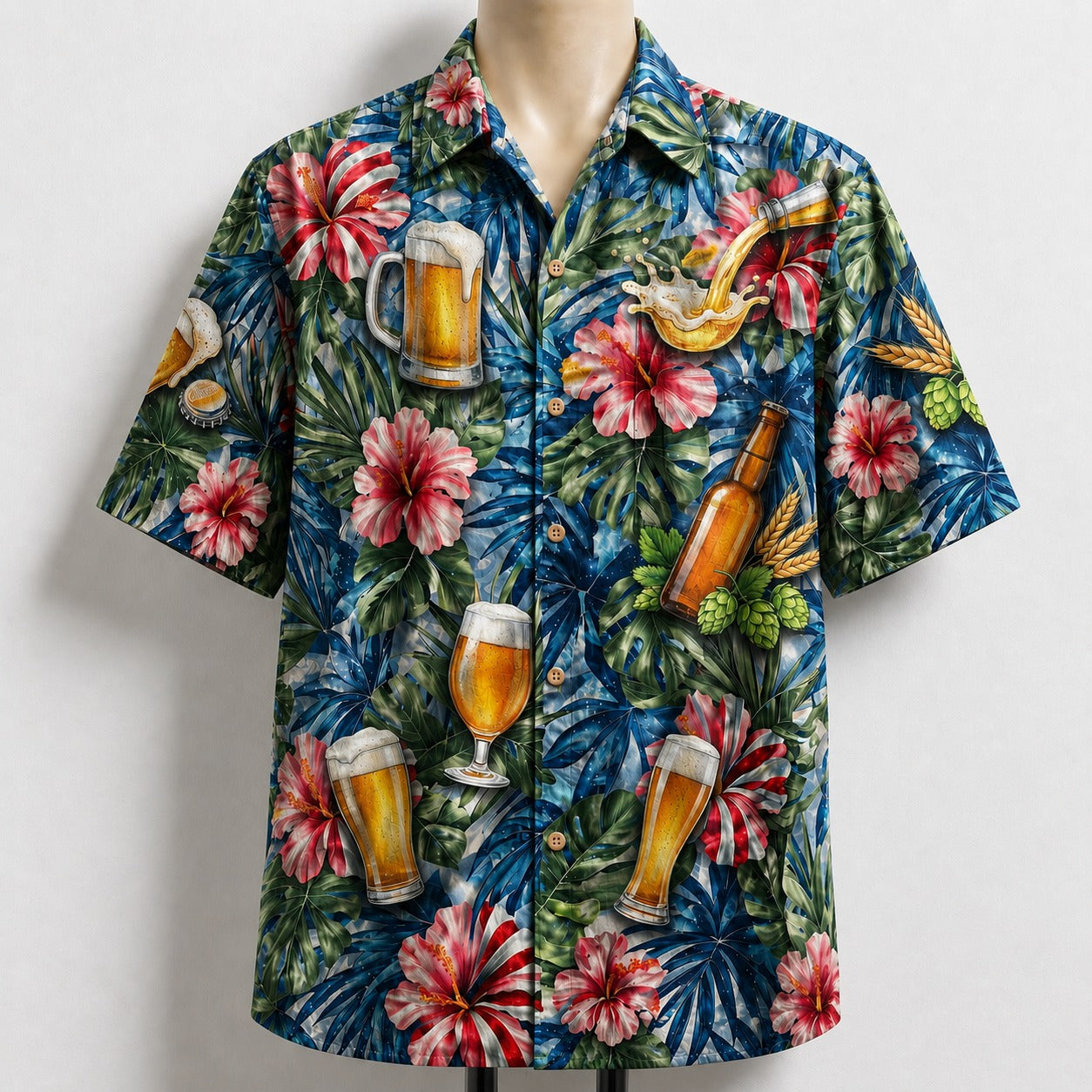 Beer Lover America 4th July 250 Years Anniversary Premium Unisex Hawaiian Shirt For Men and Women