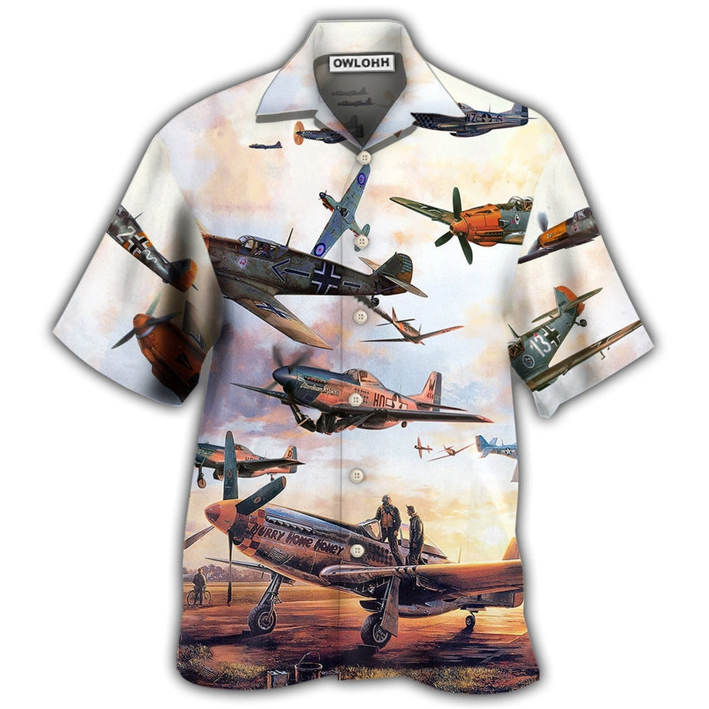 Hawaiian Shirt / Adults / S Airplane Aviation and Maritime The Long Ride Home - Hawaiian Shirt 