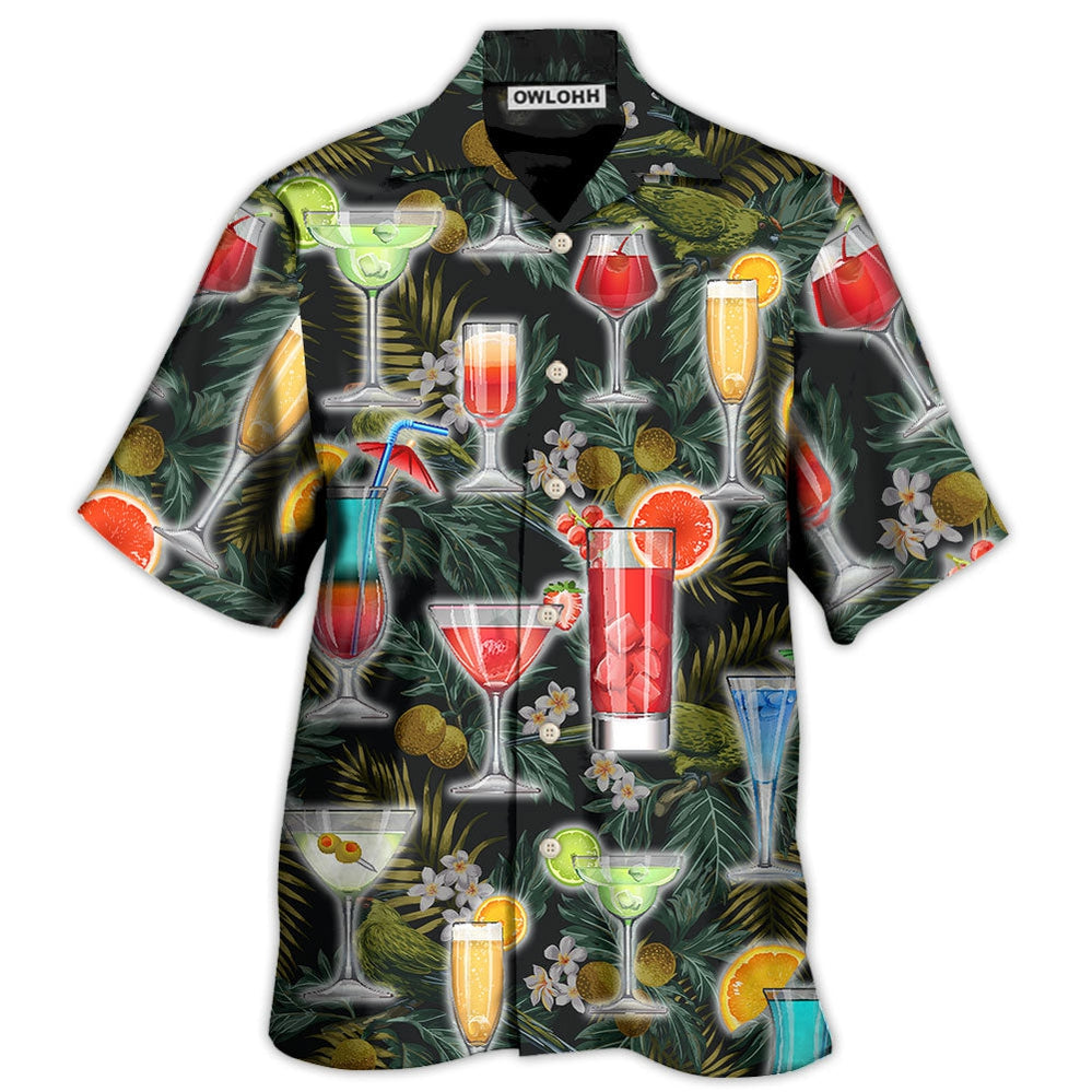 Hawaiian Shirt / Adults / S Cocktail Summer Tropical Beach - Hawaiian Shirt 