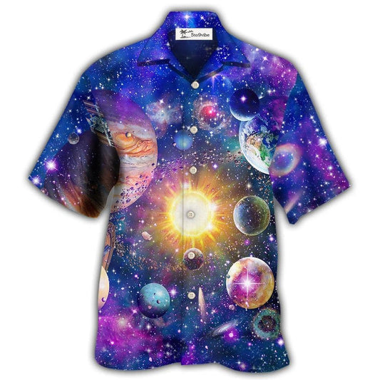 Hawaiian Shirt / Adults / S Galaxy Astronomy Galaxy Colorful Solar - Hawaiian Shirt 