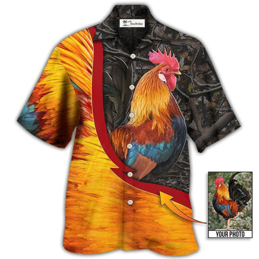 Hawaiian Shirt / Adults / S Chicken Rooster Beautiful Style Custom Photo - Hawaiian Shirt 