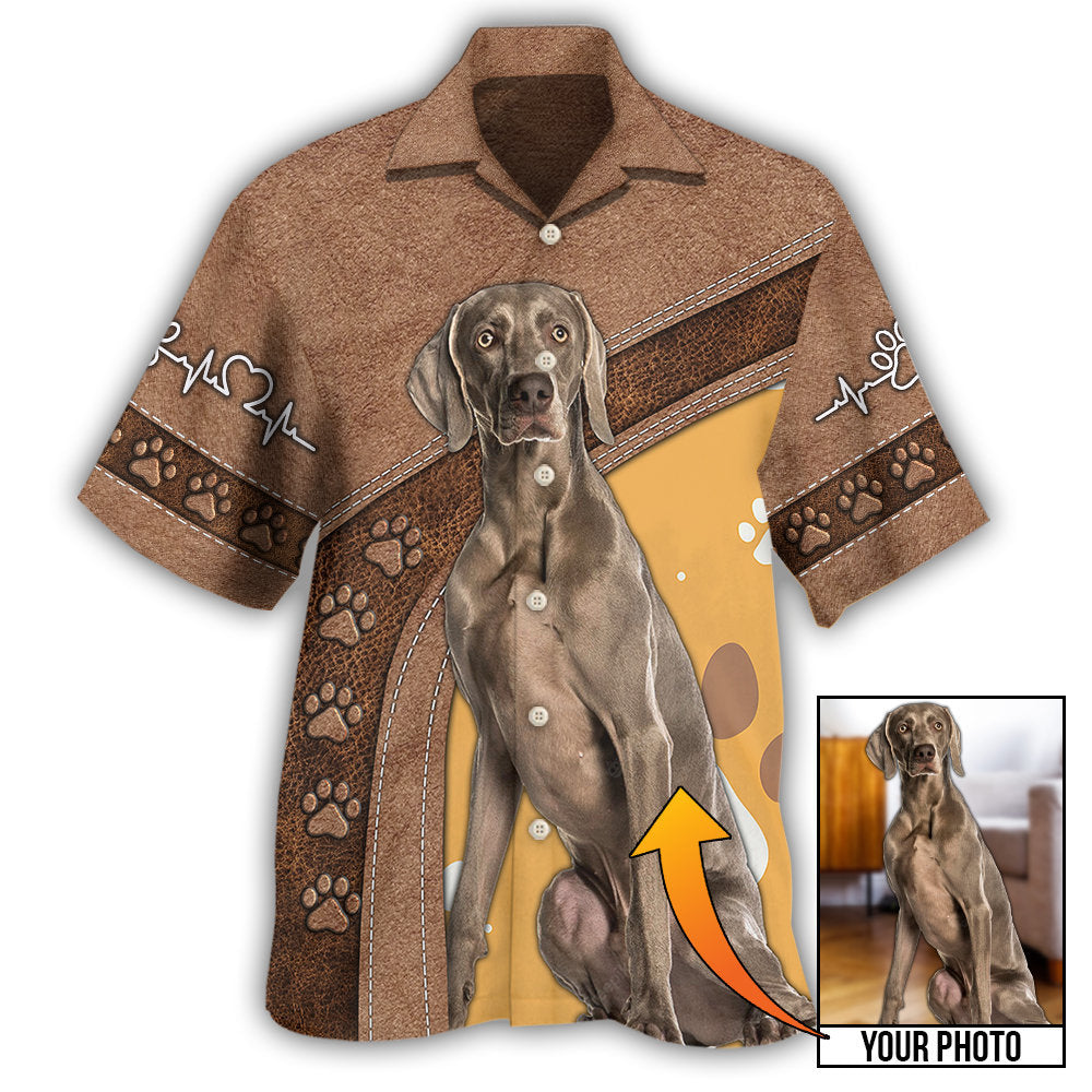 Weimaraner / Adults / S Dog My Lovely Dog Custom Photo Personalized - Hawaiian Shirt 