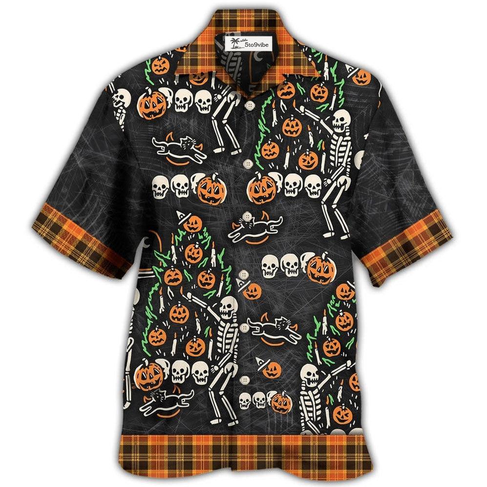 Hawaiian Shirt / Adults / S Halloween Skull 'Tis The Season To Be Creepy - Hawaiian Shirt 