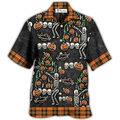 Hawaiian Shirt / Adults / S Halloween Skull 'Tis The Season To Be Creepy - Hawaiian Shirt 