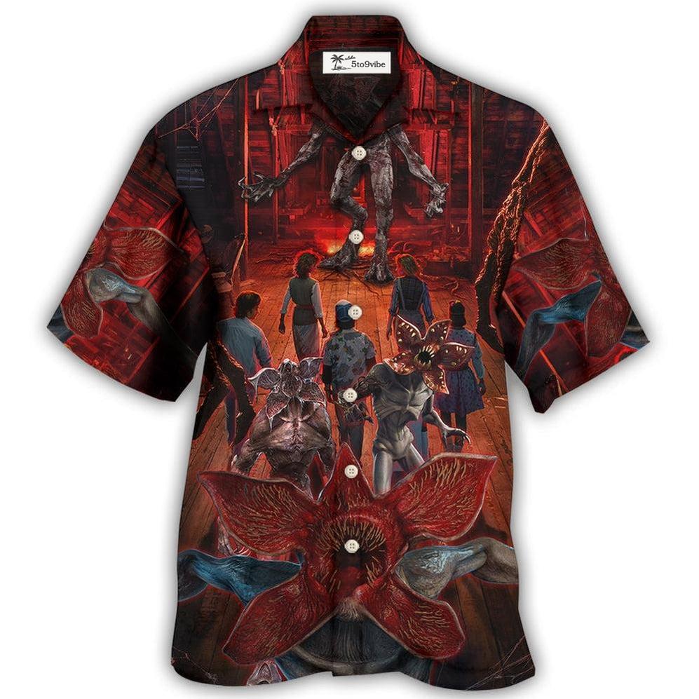 Hawaiian Shirt / Adults / S Demogorgon Monster Invading Hawkins - Hawaiian Shirt 