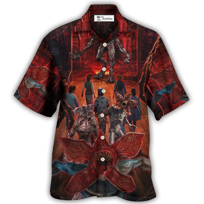 Hawaiian Shirt / Adults / S Demogorgon Monster Invading Hawkins - Hawaiian Shirt 