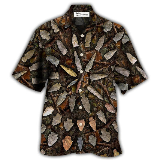 Hawaiian Shirt / Adults / S Hunting Arrowhead Hunting Camo Pattern - Hawaiian Shirt 