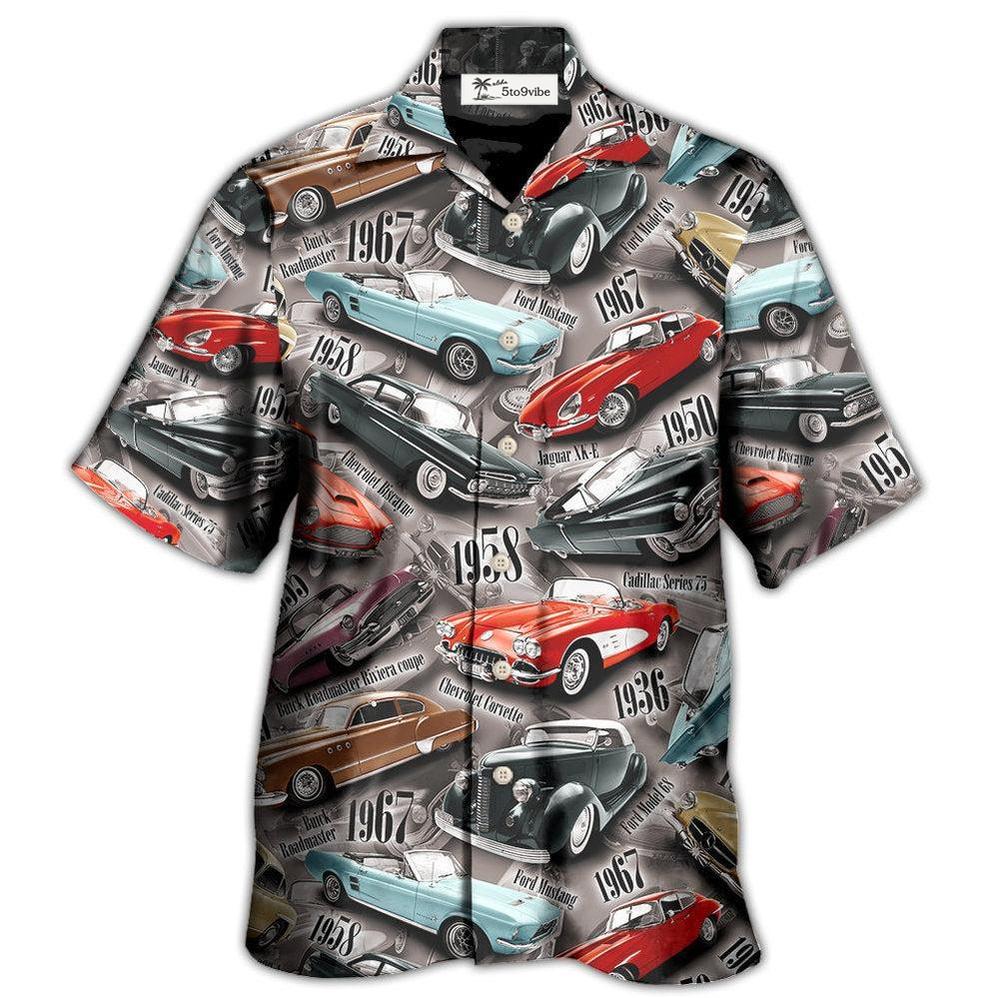 Hawaiian Shirt / Adults / S Car Old Vintage For Car Lovers - Hawaiian Shirt 