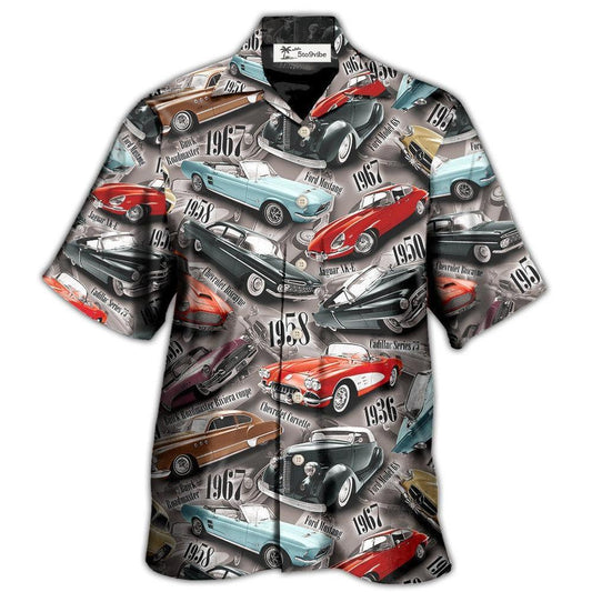 Hawaiian Shirt / Adults / S Car Old Vintage For Car Lovers - Hawaiian Shirt 