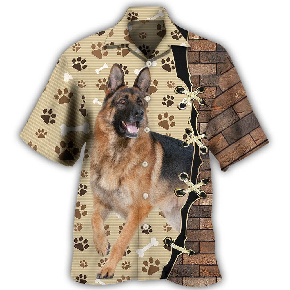 3 / Adults / S German Shepherd Cool Dog Various Style - Hawaiian Shirt 